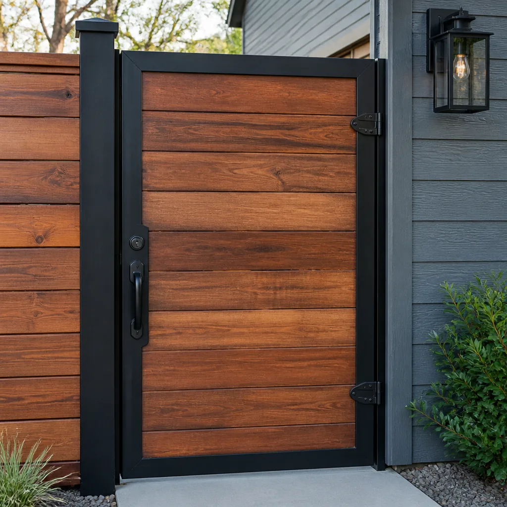 Wood & steel frame